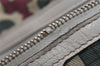 Authentic GUCCI Web Sherry Line Tote Bag GG Canvas Leather 139261 Brown 2130I