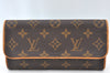 Authentic Louis Vuitton Monogram Pochette Twin PM Shoulder Bag M51854 Junk 2131H