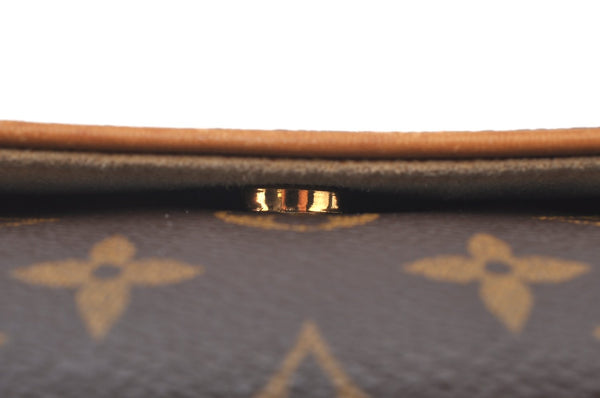 Authentic Louis Vuitton Monogram Pochette Twin PM Shoulder Bag M51854 Junk 2131H