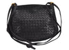 Authentic BOTTEGA VENETA Intrecciato Leather Shoulder Bag Purse Black 2132J