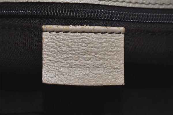 Authentic GUCCI Eclipse Shoulder Cross Bag GG Canvas Leather 120841 Brown 2135I