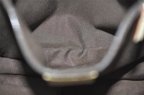 Authentic GUCCI Eclipse Shoulder Cross Bag GG Canvas Leather 120841 Brown 2135I