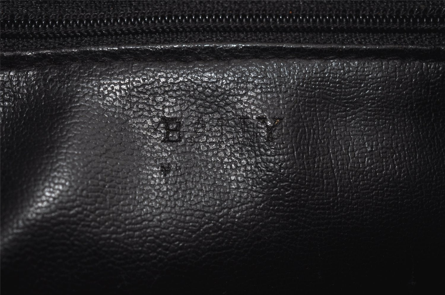 Authentic BALLY Leather Drawstring Shoulder Cross Body Bag Purse Black 2140I