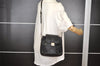 Authentic BALLY Leather Drawstring Shoulder Cross Body Bag Purse Black 2140I