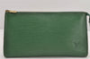 Authentic Louis Vuitton Epi Pochette Accessoires Pouch Green M52954 Junk 2140K