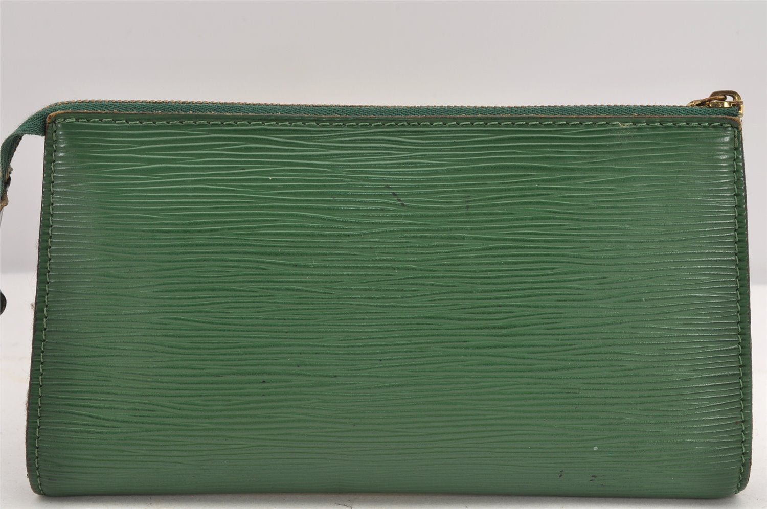 Authentic Louis Vuitton Epi Pochette Accessoires Pouch Green M52954 Junk 2140K