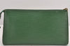Authentic Louis Vuitton Epi Pochette Accessoires Pouch Green M52954 Junk 2140K