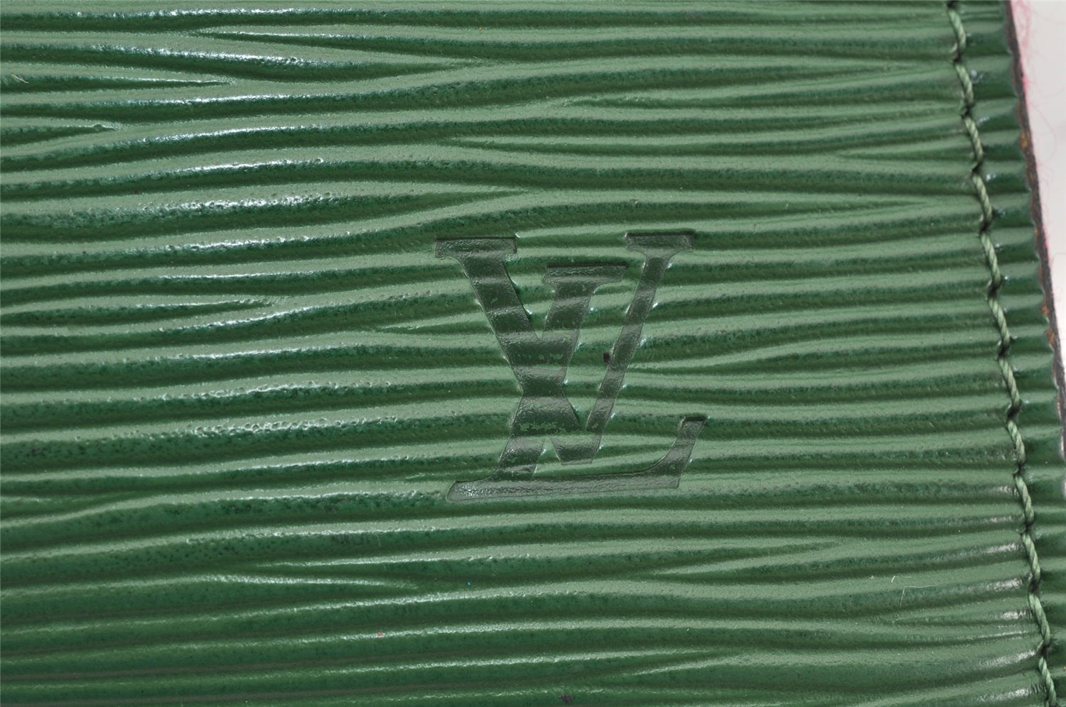 Authentic Louis Vuitton Epi Pochette Accessoires Pouch Green M52954 Junk 2140K