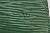 Authentic Louis Vuitton Epi Pochette Accessoires Pouch Green M52954 Junk 2140K