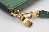 Authentic Louis Vuitton Epi Pochette Accessoires Pouch Green M52954 Junk 2140K