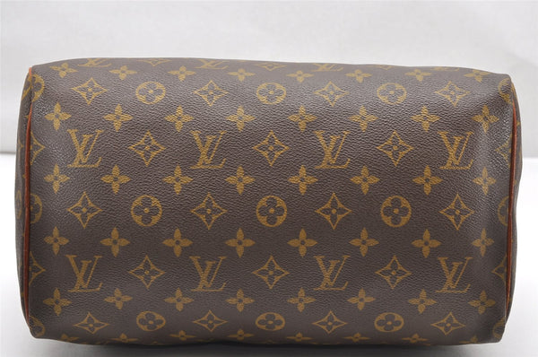 Authentic Louis Vuitton Monogram Speedy 30 Hand Boston Bag Old Model LV 2142K