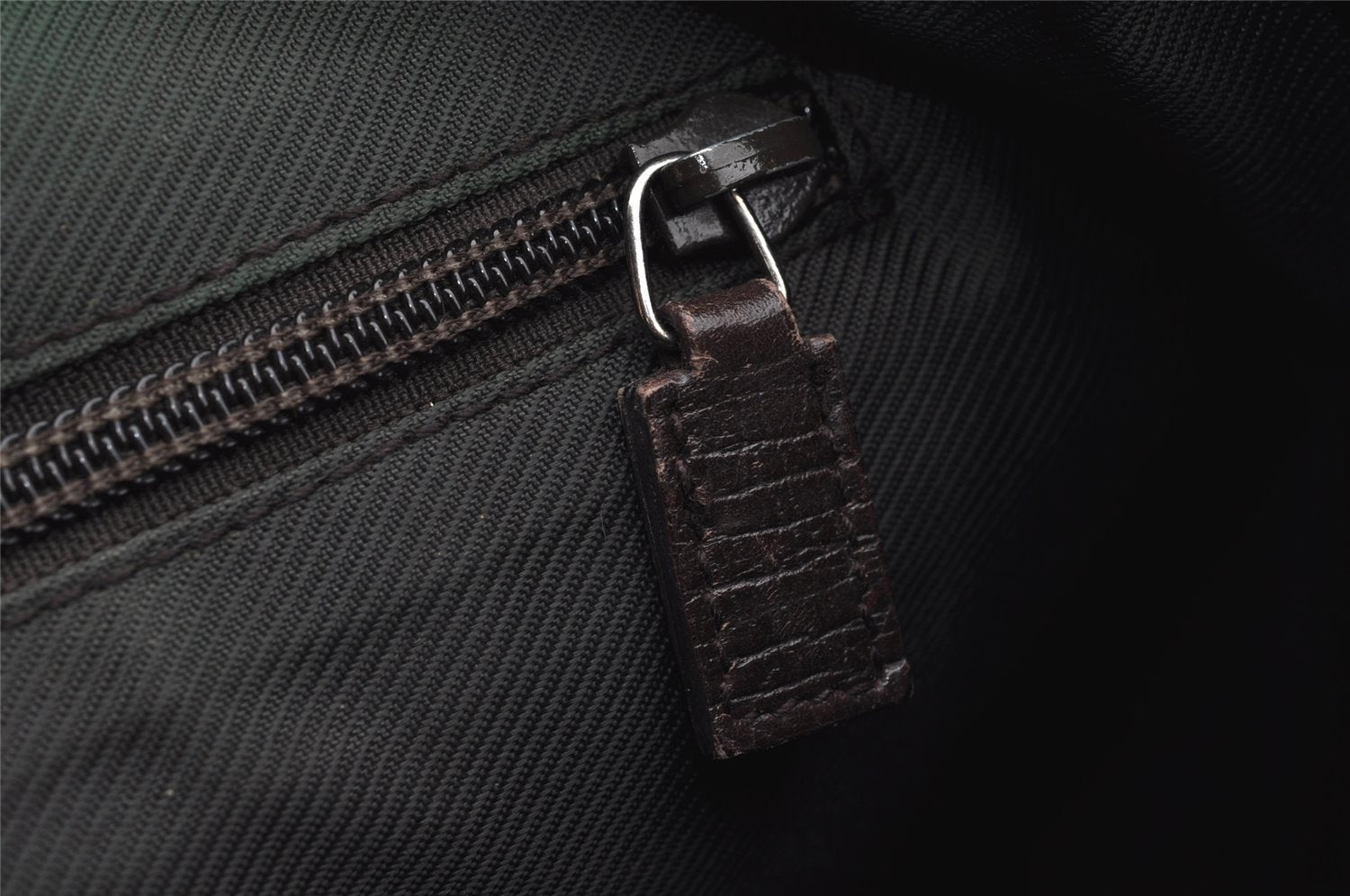 Authentic GUCCI Shoulder Cross Body Bag GG PVC Leather 122373 Brown 2143I