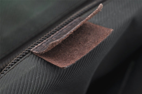 Authentic GUCCI Shoulder Cross Body Bag GG PVC Leather 122373 Brown 2143I