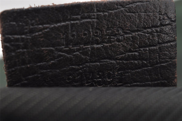 Authentic GUCCI Shoulder Cross Body Bag GG PVC Leather 122373 Brown 2143I