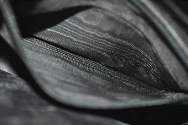 Authentic GUCCI Bamboo 2way Hand Shoulder Bag Purse Leather Black Junk 2144I