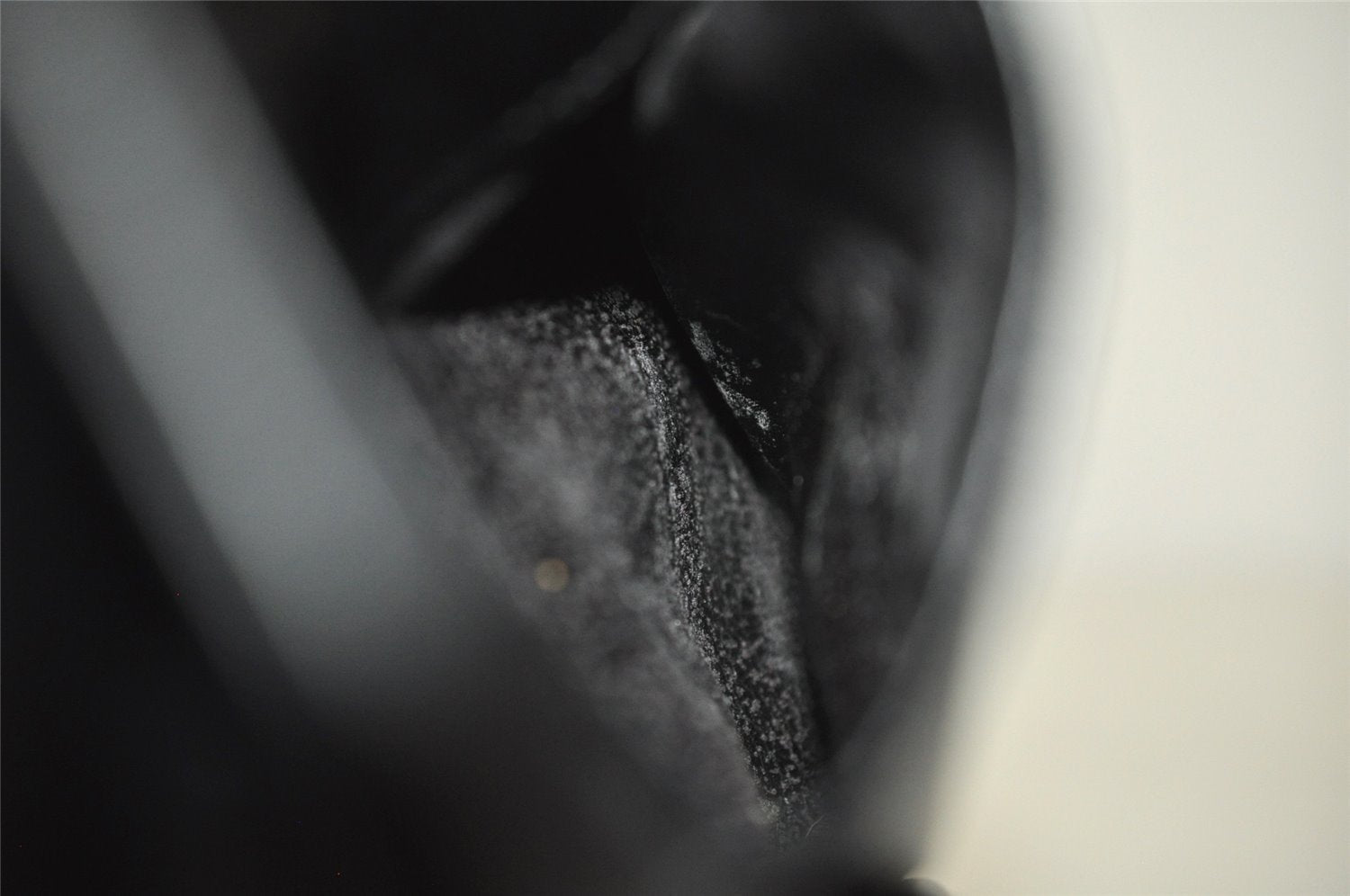 Authentic GUCCI Bamboo 2way Hand Shoulder Bag Purse Leather Black Junk 2144I