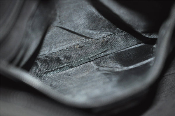 Authentic GUCCI Leather Shoulder Cross Body Bag Purse Black 2145I