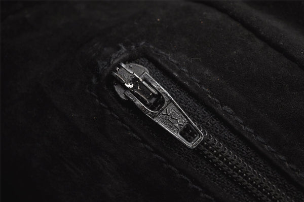 Authentic GUCCI Leather Shoulder Cross Body Bag Purse Black 2145I