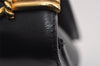 Authentic BALLY Vintage Leather Shoulder Hand Bag Purse Black 2145J