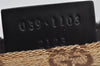 Authentic GUCCI Hand Bag Pouch Purse GG Canvas Leather 0391103 Brown 2146I