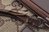 Authentic GUCCI Vintage Shoulder Tote Bag GG Canvas Leather 0190402 Brown 2150I