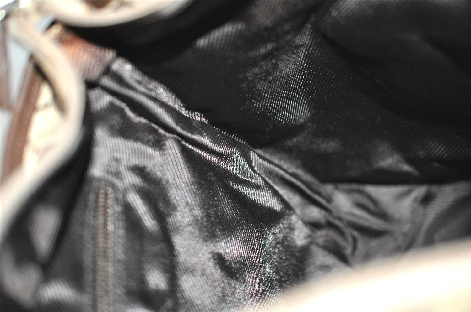 Authentic GUCCI Vintage Shoulder Tote Bag GG Canvas Leather 0190402 Brown 2150I