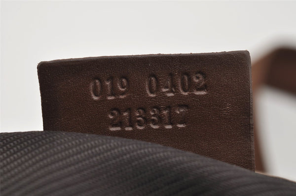 Authentic GUCCI Vintage Shoulder Tote Bag GG Canvas Leather 0190402 Brown 2150I