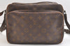 Authentic Louis Vuitton Monogram Nile Shoulder Cross Body Bag Old Model LV 2151K