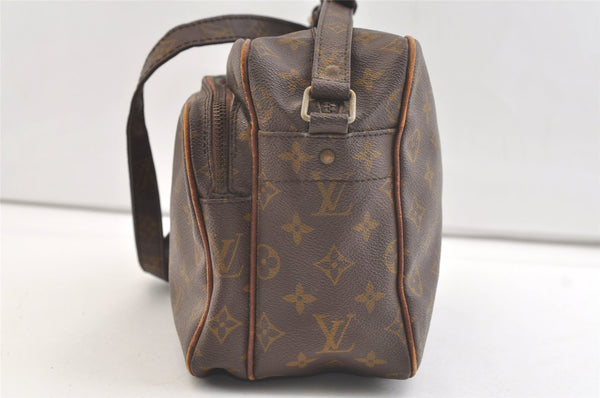 Authentic Louis Vuitton Monogram Nile Shoulder Cross Body Bag Old Model LV 2151K