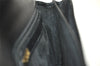 Authentic GUCCI Vintage Clutch Hand Bag Purse Leather Black 2155I