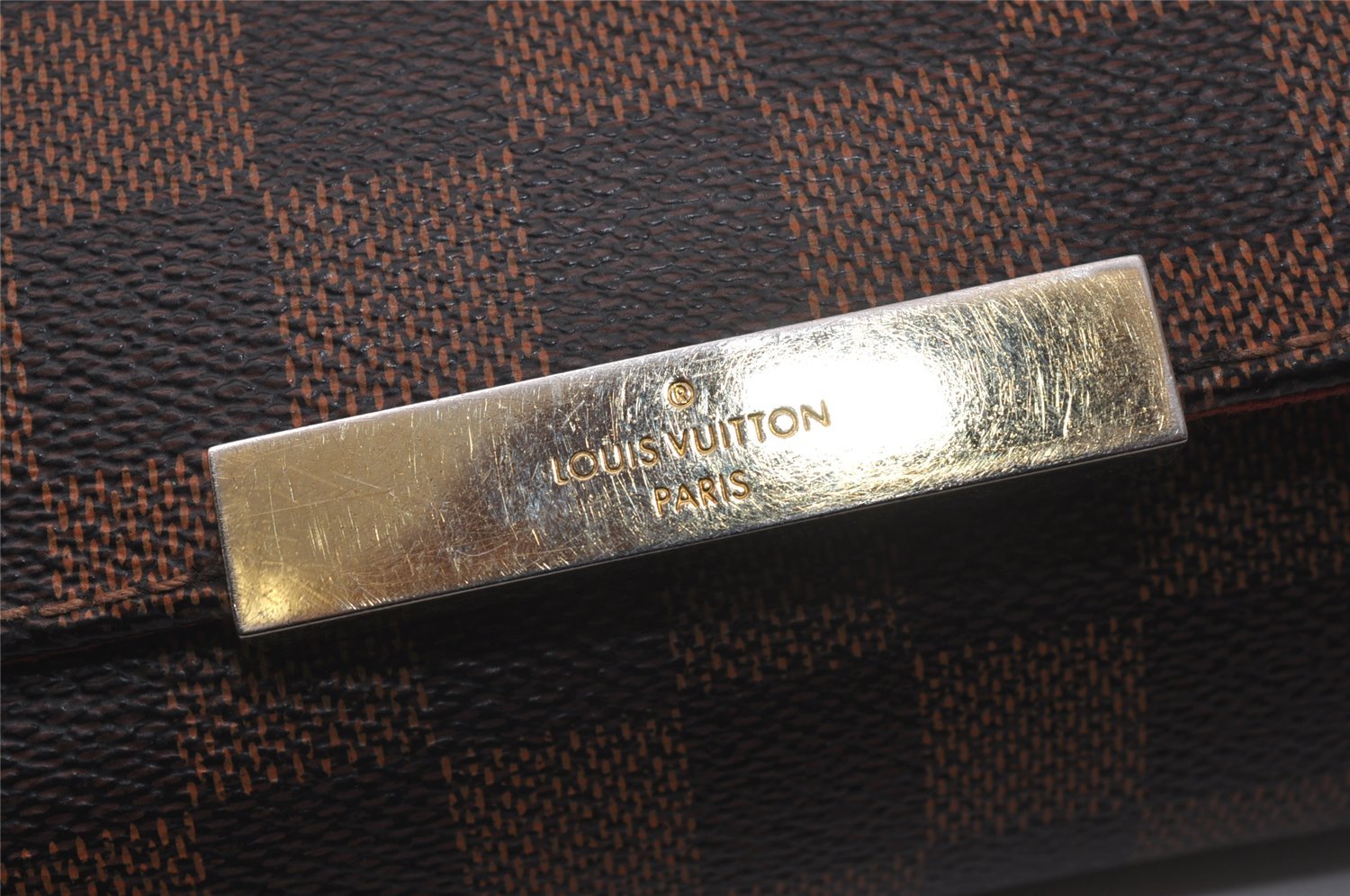 Authentic Louis Vuitton Damier Favorite PM 2Way Shoulder Bag N41276 LV Box 2156I