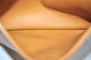 Authentic MCM Vintage Visetos Leather Clutch Hand Bag Purse Brown 2157I