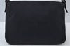 Authentic FENDI Mamma Baguette Shoulder Hand Bag Purse Canvas Navy Blue 2159I