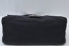 Authentic FENDI Mamma Baguette Shoulder Hand Bag Purse Canvas Navy Blue 2159I