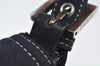 Authentic FENDI Mamma Baguette Shoulder Hand Bag Purse Canvas Navy Blue 2159I