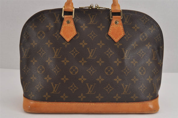 Authentic Louis Vuitton Monogram Alma Hand Bag Purse M51130 LV 2159J