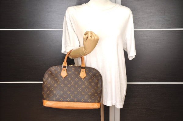 Authentic Louis Vuitton Monogram Alma Hand Bag Purse M51130 LV 2159J