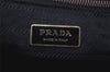 Authentic PRADA Vintage Nylon Tessuto Leather Shoulder Tote Hand Bag Black 2160I