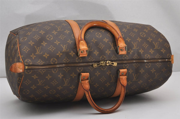 Authentic Louis Vuitton Monogram Keepall 50 Travel Boston Bag M41426 LV 2160J