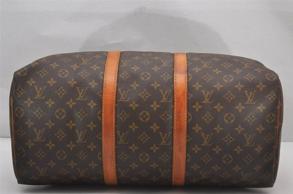 Authentic Louis Vuitton Monogram Keepall 50 Travel Boston Bag M41426 LV 2160J