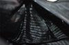 Authentic PRADA Nylon Tessuto Leather Shoulder Cross Body Bag Black 2161I