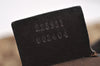 Authentic GUCCI Double G Drawstring Bag GG Canvas Leather 223951 Brown 2162J