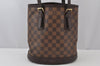 Authentic Louis Vuitton Damier Marais Bucket Shoulder Tote Bag N42240 LV 2164J