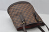Authentic Louis Vuitton Damier Marais Bucket Shoulder Tote Bag N42240 LV 2164J