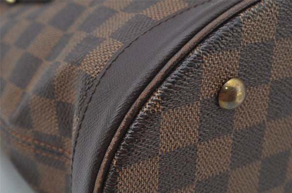 Authentic Louis Vuitton Damier Marais Bucket Shoulder Tote Bag N42240 LV 2164J