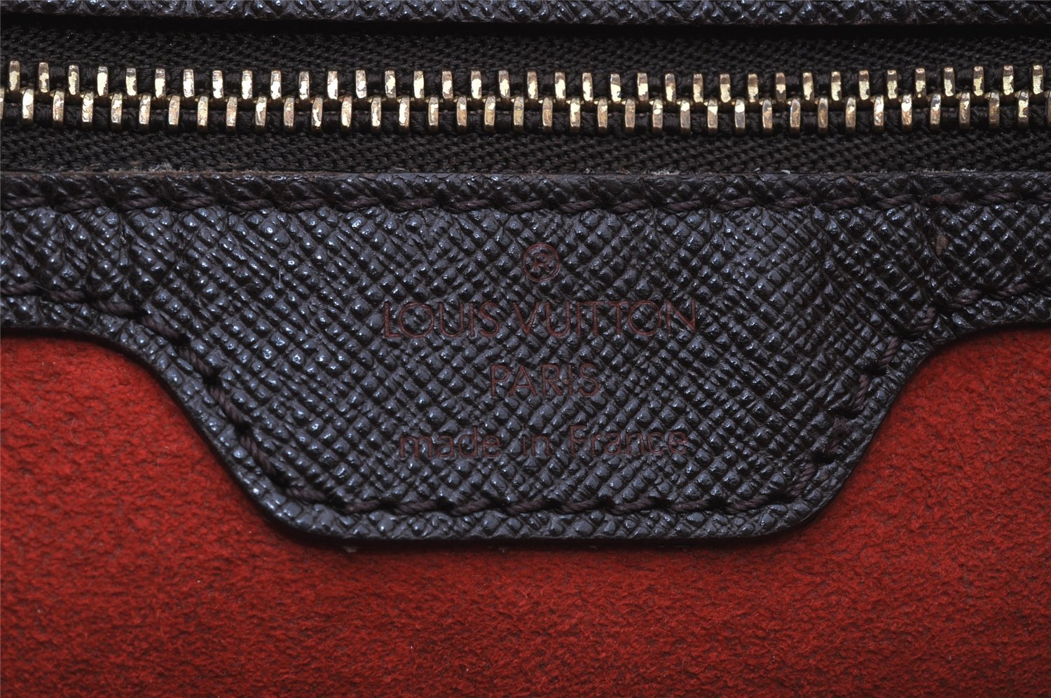 Authentic Louis Vuitton Damier Marais Bucket Shoulder Tote Bag N42240 LV 2164J