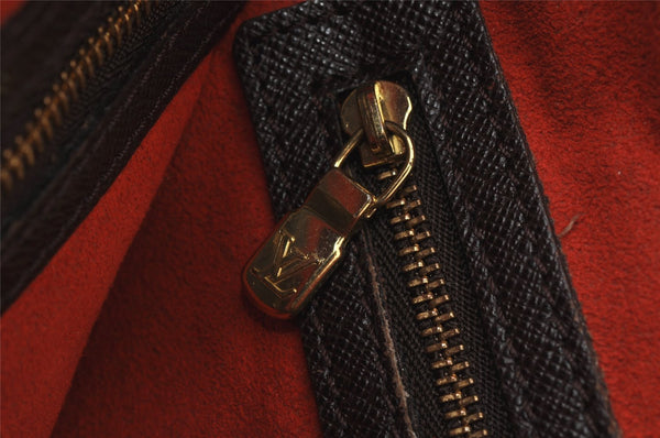 Authentic Louis Vuitton Damier Marais Bucket Shoulder Tote Bag N42240 LV 2164J