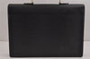Auth Louis Vuitton Epi Serviette Ambassadeur Briefcase Black M54412 LV 2165J