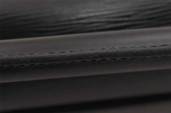 Auth Louis Vuitton Epi Serviette Ambassadeur Briefcase Black M54412 LV 2165J