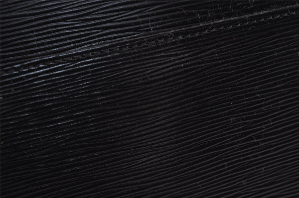 Auth Louis Vuitton Epi Serviette Ambassadeur Briefcase Black M54412 LV 2165J